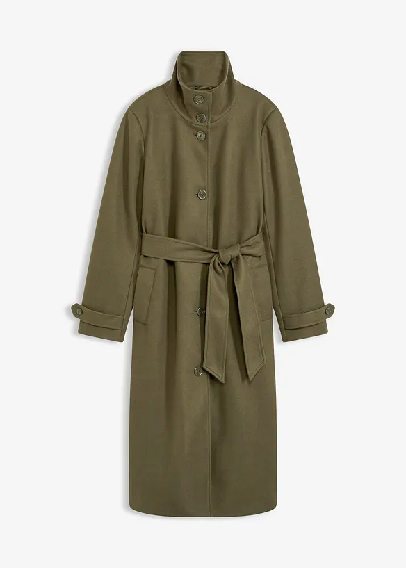 Kåpe med ull-look, bonprix