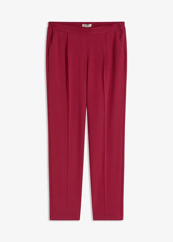 Pull on-bukse med press, bonprix