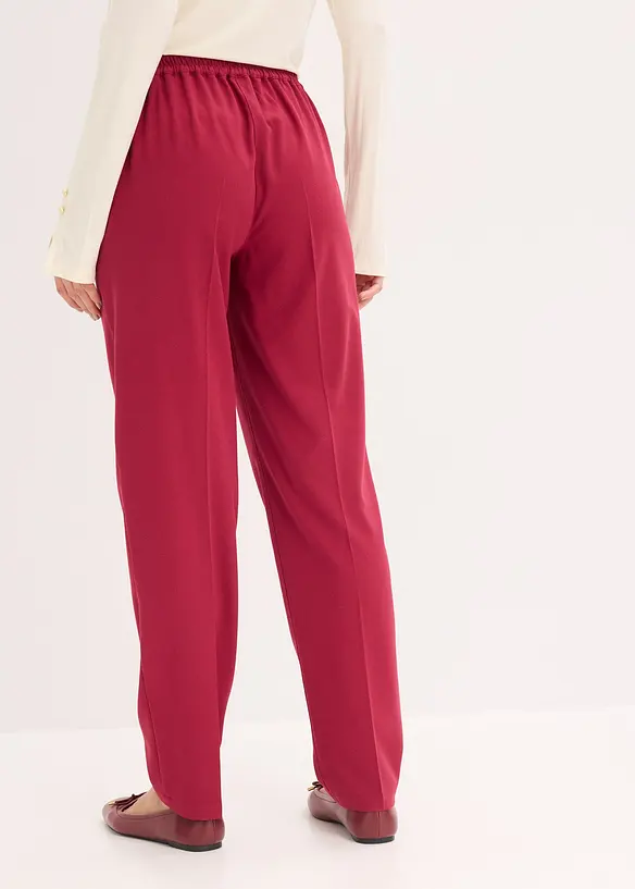 Pull on-bukse med press, bonprix