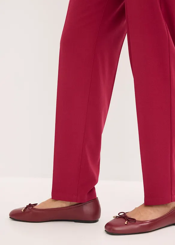 Pull on-bukse med press, bonprix