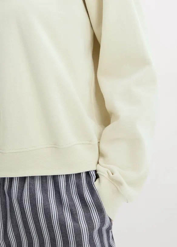 Oversized sweatshirt i 100% økologisk bomull, bonprix