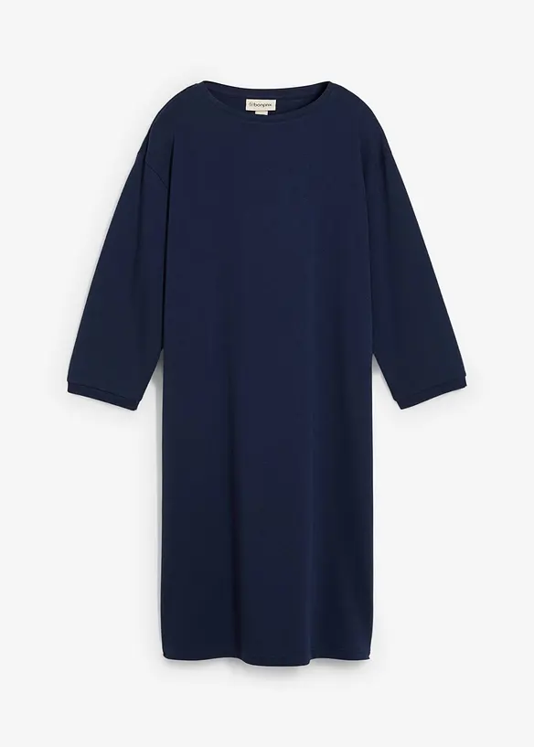 Sweatshirtkjole i utsvingt modell, bonprix