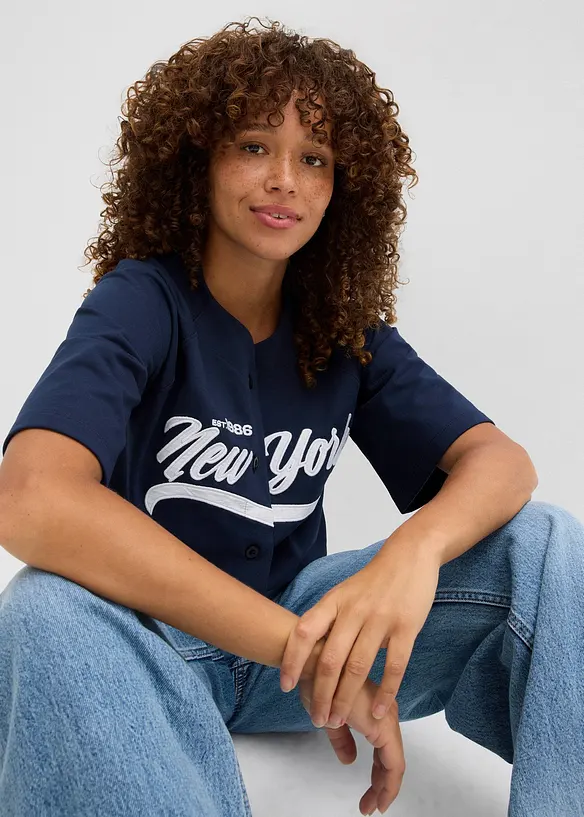 Oversized sweatshirt i myk bomullsmiks, bonprix