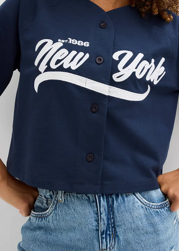 Oversized sweatshirt i myk bomullsmiks, bonprix