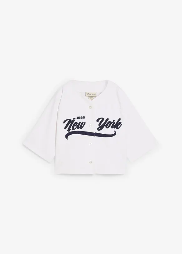 Oversized sweatshirt i myk bomullsmiks, bonprix