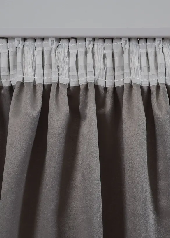Mørkleggingsgardin i jacquard (1-pack), bonprix