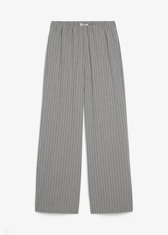 Slip on-bukse i fint fallende materiale, bonprix