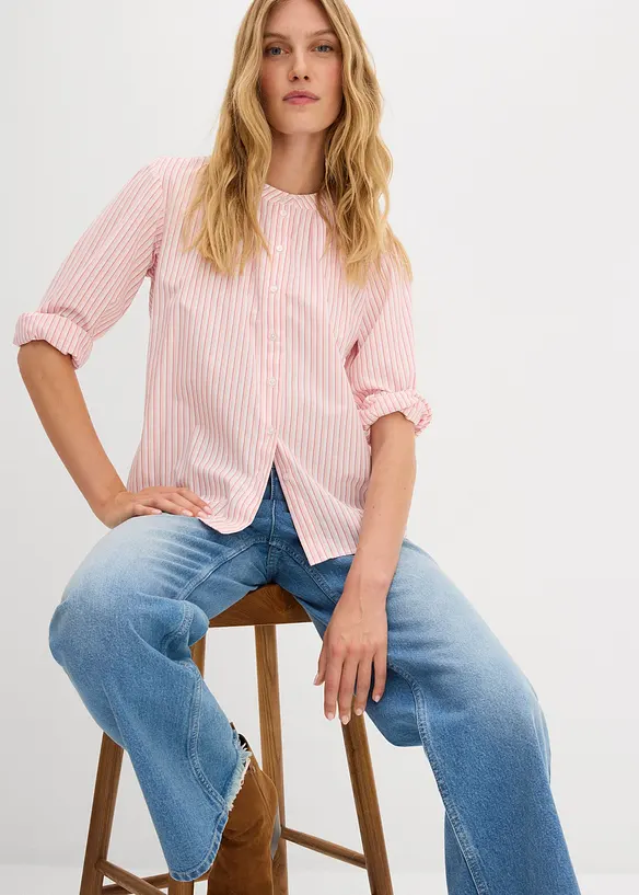 Bluse i 100% bomull, bonprix