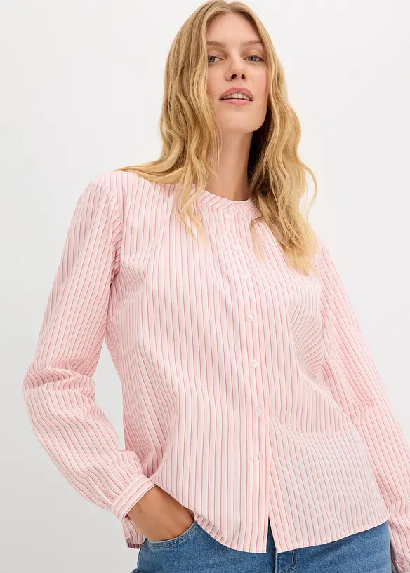 Bluse i 100% bomull, bonprix