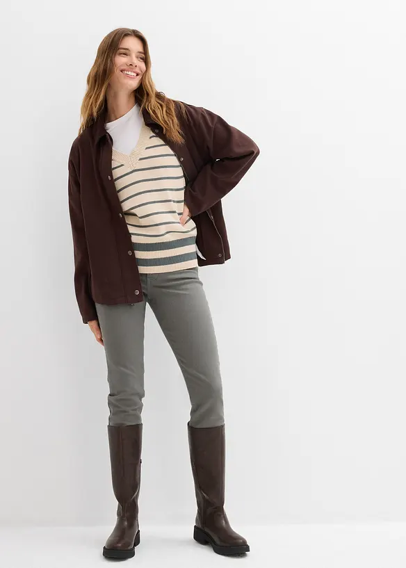 Genser i bomullsmiks, bonprix