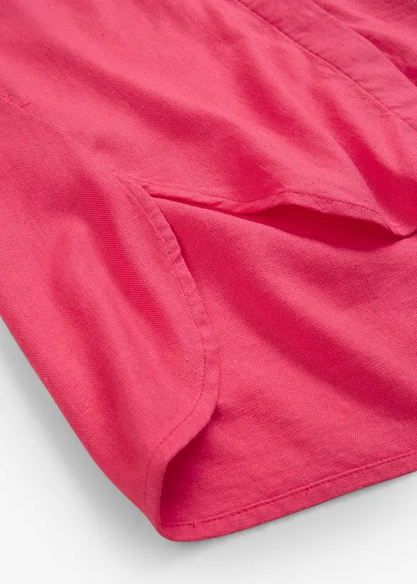 Bluse i kjølende linmiks, bonprix