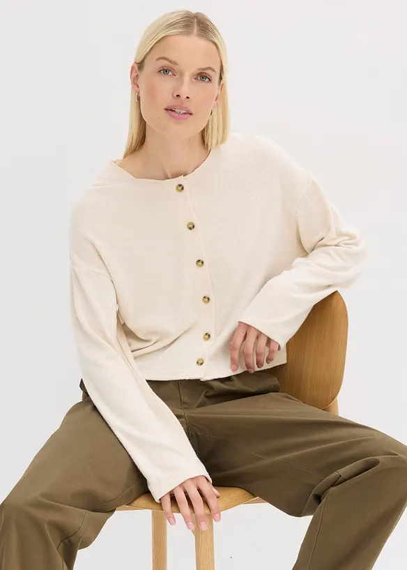 Finstrikket cardigan, bonprix