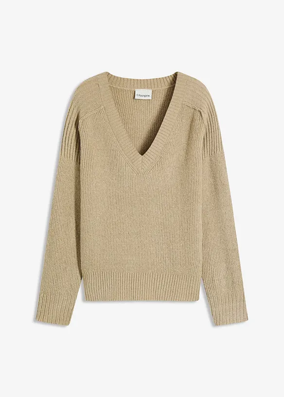 Genser med V-hals, bonprix
