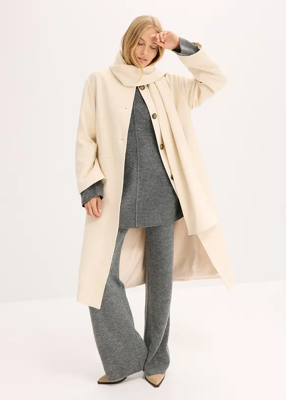 Oversized kåpe av myk viskosemiks, bonprix