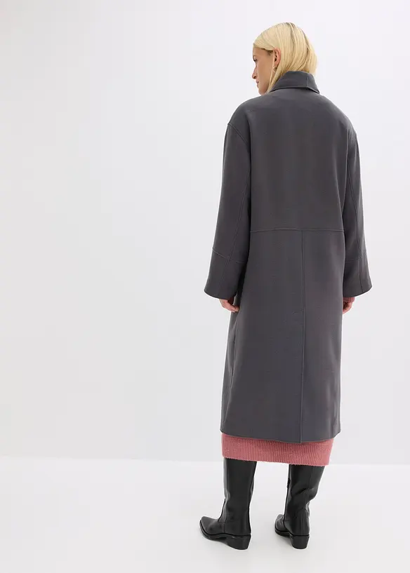 Oversized kåpe av myk viskosemiks, bonprix
