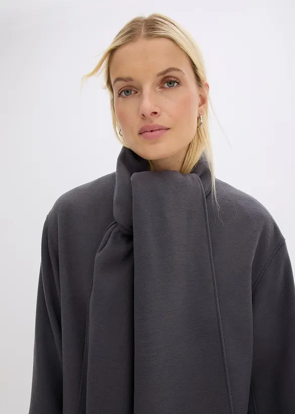 Oversized kåpe av myk viskosemiks, bonprix