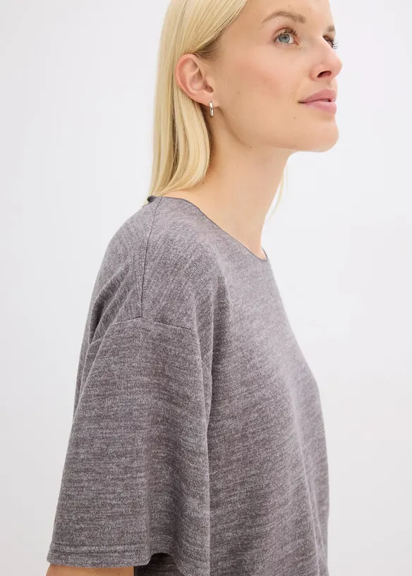 Kort topp i boxy passform, bonprix