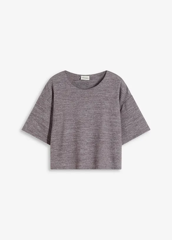 Kort topp i boxy passform, bonprix