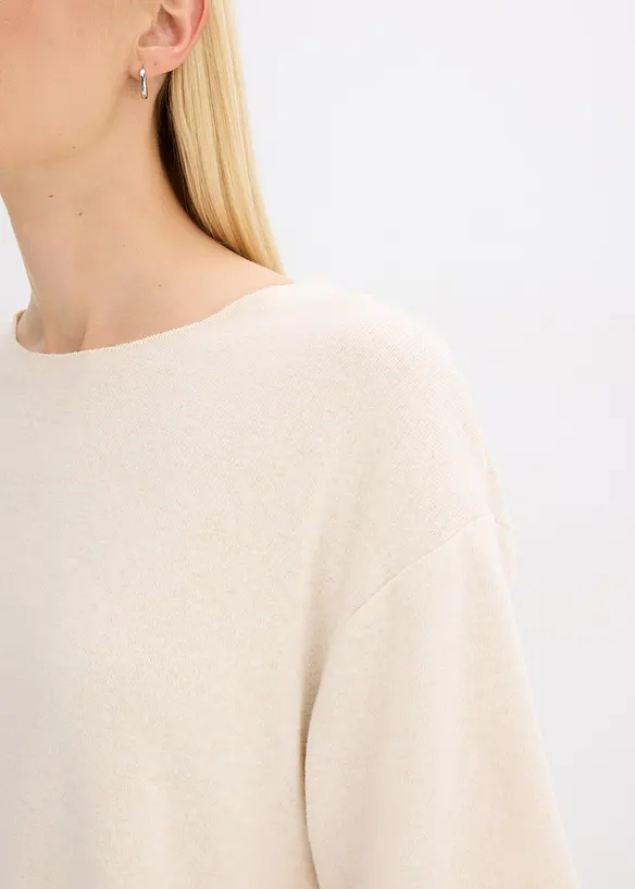 Kort topp i boxy passform, bonprix