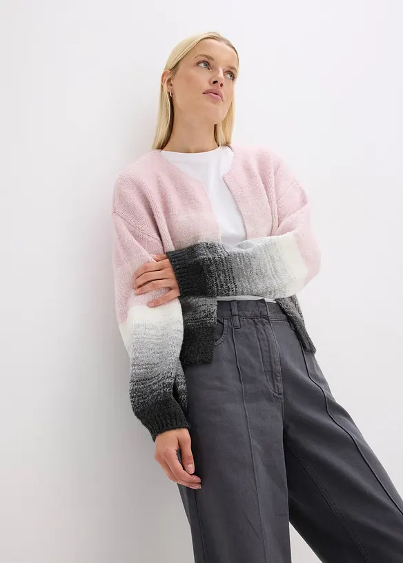 Grovstrikket cardigan, bonprix