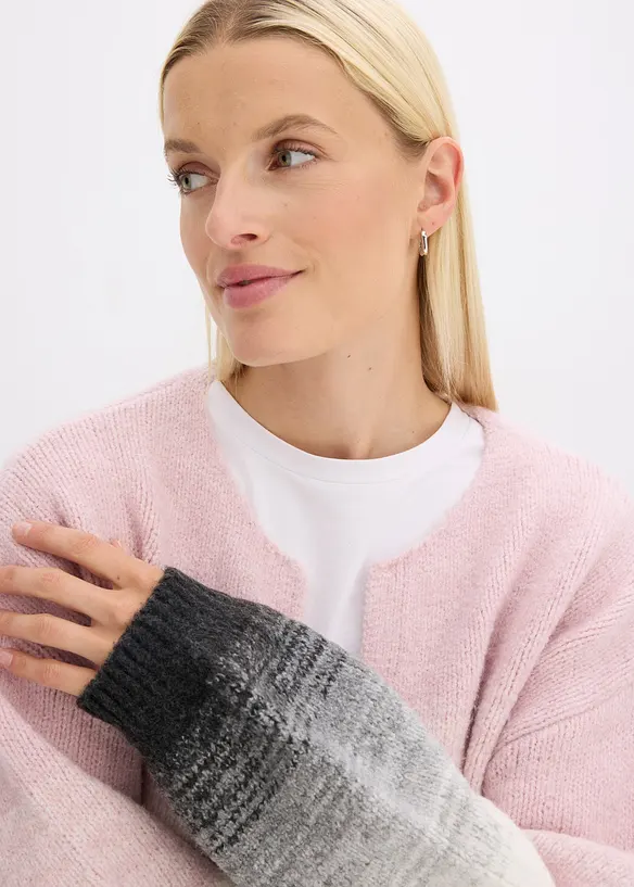 Grovstrikket cardigan, bonprix