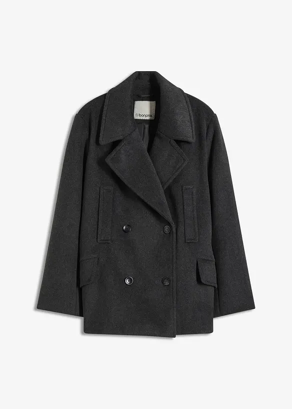 Caban-jakke i ullstil, bonprix