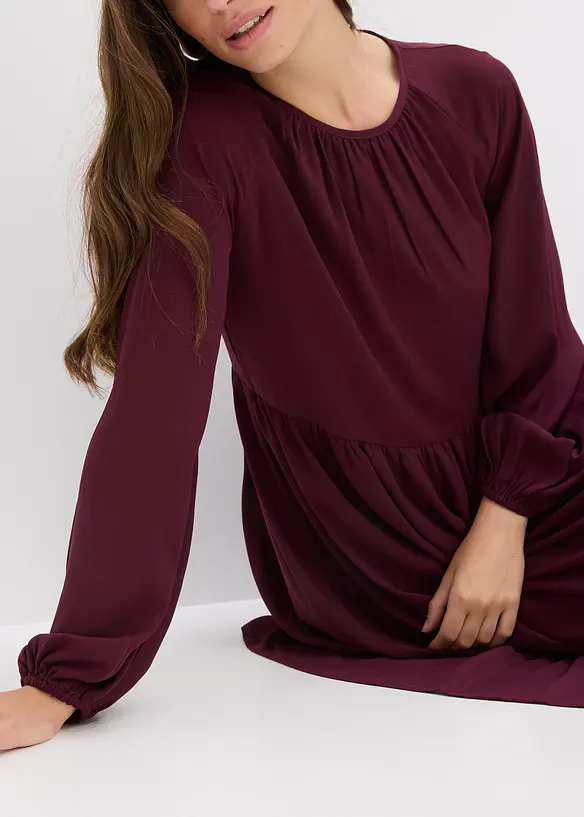 Maxikjole i chiffon, bonprix