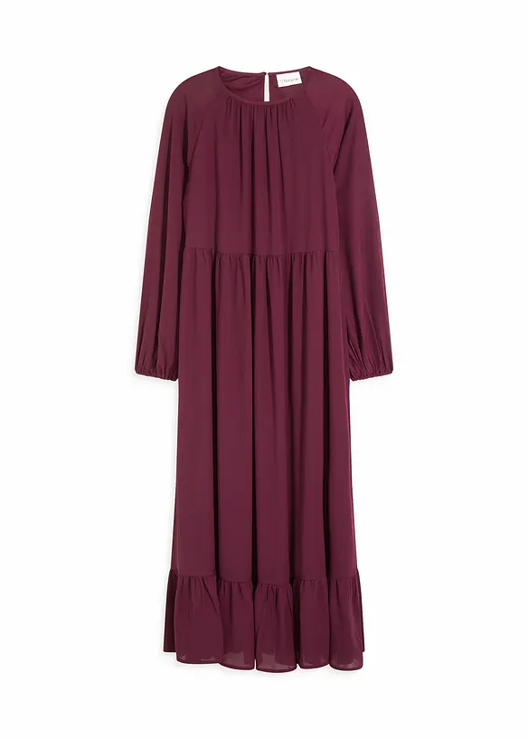 Maxikjole i chiffon, bonprix