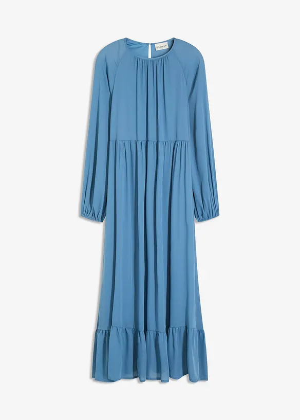 Maxikjole i chiffon, bonprix