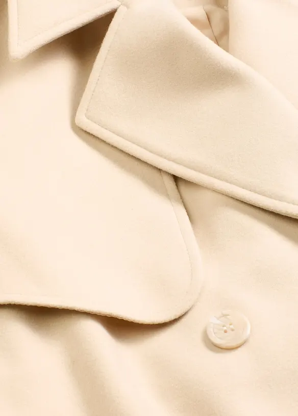 Trenchcoat i ullstil, bonprix