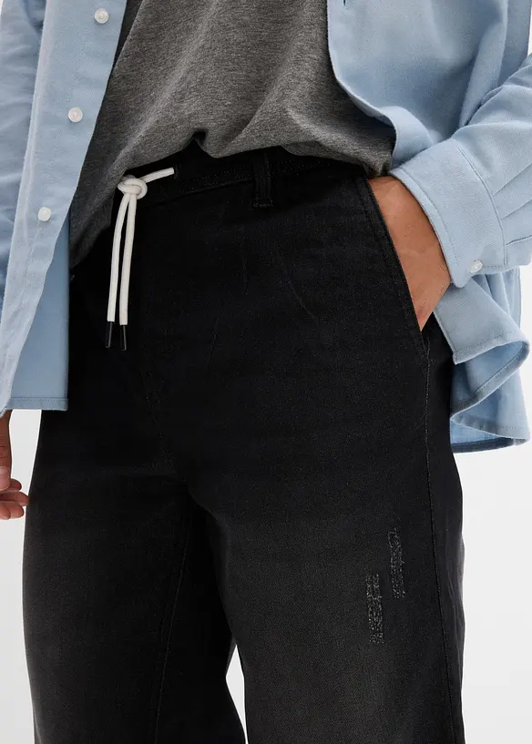 Regular Fit slip on-sweatjeans, Straight, bonprix