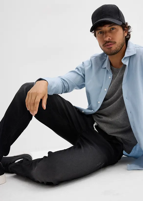 Regular Fit slip on-sweatjeans, Straight, bonprix
