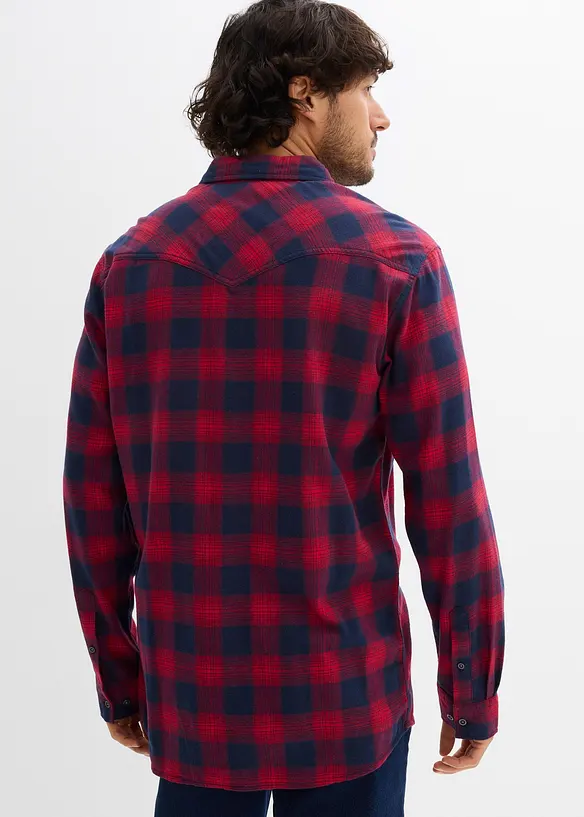 Flanellskjorte i 100% bomull, bonprix
