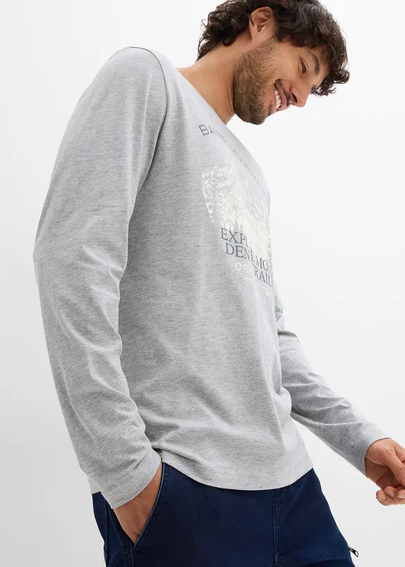 Langermet shirt (2-pack), bonprix