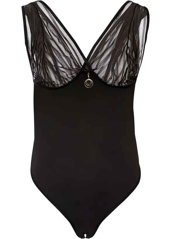 Stringbody med fransk åpning, bonprix