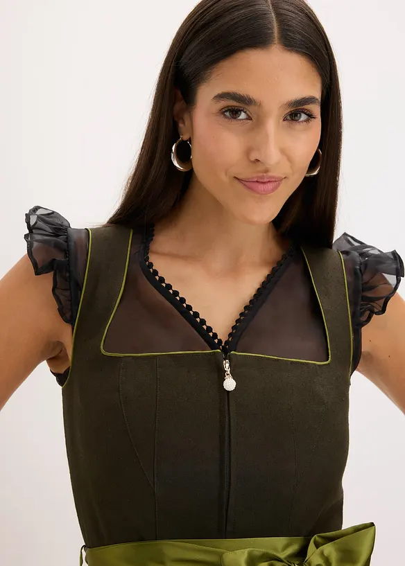 Dirndl og forkle (2-delt sett), bonprix