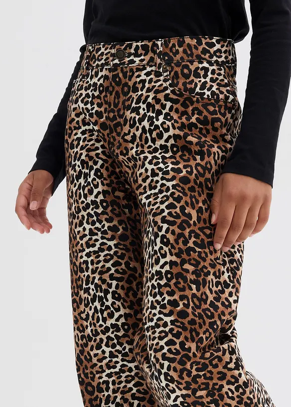 Wide Leg-jeans Mid Waist, bonprix