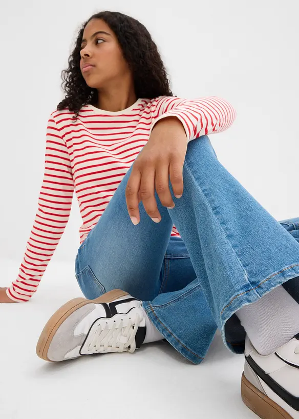 Flared-jeans Mid Waist, bonprix