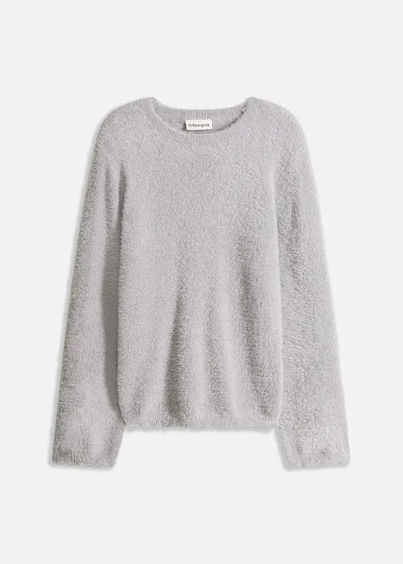 Myk genser med vide ermer, bonprix