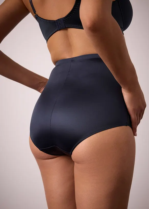 Shape-truse i materiale med glans, middels formende (2-pack), bonprix