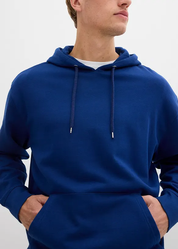 Hettegenser i 100% økologisk bomull, Loose Fit, bonprix