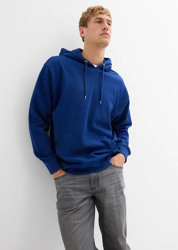 Hettegenser i 100% økologisk bomull, Loose Fit, bonprix
