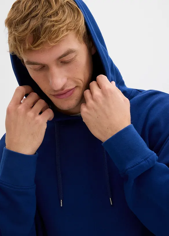 Hettegenser i 100% økologisk bomull, Loose Fit, bonprix