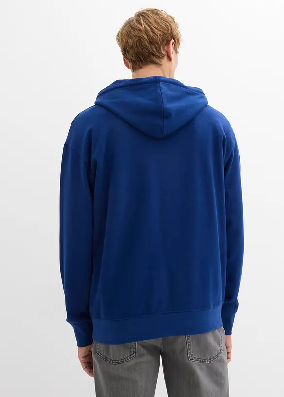Hettegenser i 100% økologisk bomull, Loose Fit, bonprix