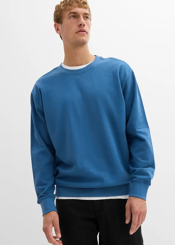 Oversized sweatshirt i 100% økologisk bomull, bonprix