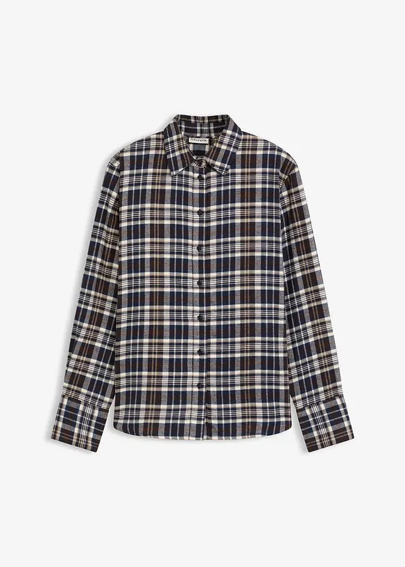 Flanellskjorte av 100% bomull, bonprix
