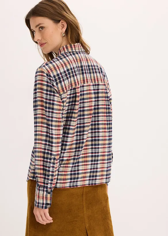 Flanellskjorte av 100% bomull, bonprix