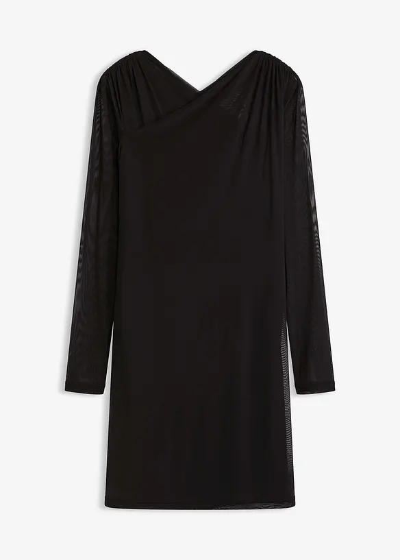 Jerseykjole i mesh, bonprix