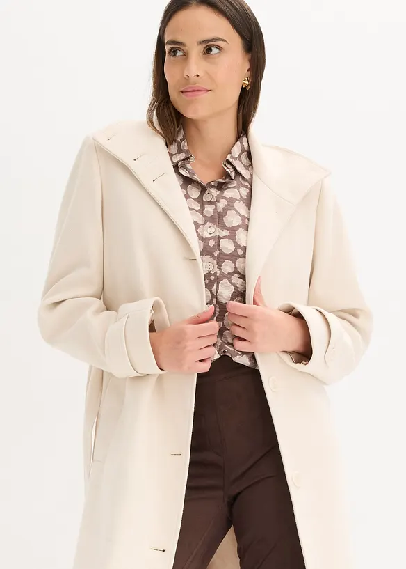 Skjorte i viskose med flaggermusermer, bonprix