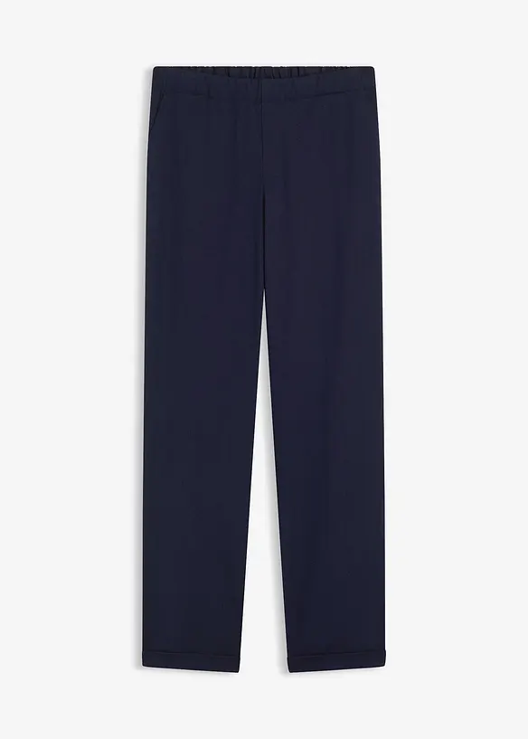 Pull on-bukse med oppbrett, bonprix